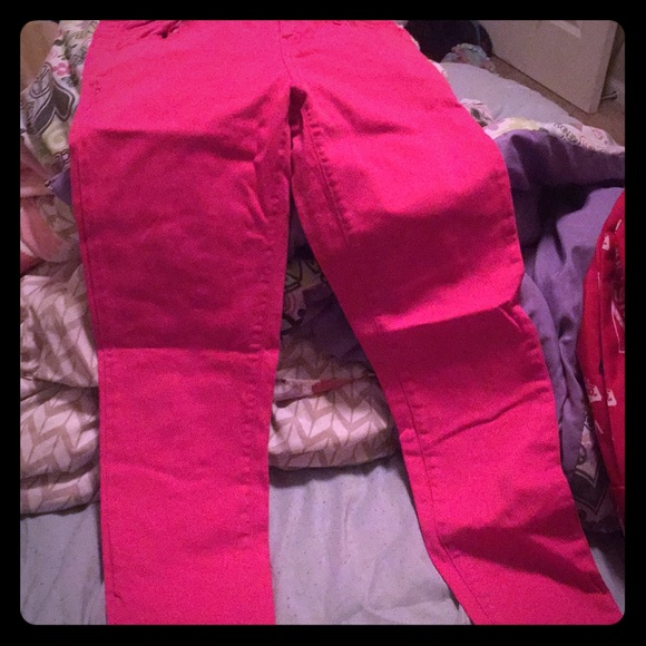 Aeropostale Denim - Pink Aeropostale skinny jeans
